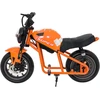 Vaikiškas elektrinis motociklas su 300W varikliu, LED žibintais, Bluetooth, nuo 3 metų, juodas