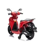 Vaikiškas elektrinis motoroleris Honda SH125i su LED šviesomis ir Bluetooth, nuo 3 metų, juodas