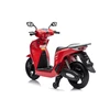 Vaikiškas elektrinis motoroleris Honda SH125i su LED šviesomis ir Bluetooth, nuo 3 metų, juodas