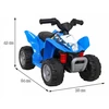 Vaikiškas keturratis Honda 250X TRX su 6V baterija ir odine sėdyne, iki 25 kg