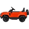 Vaikiškas Land Rover Defender elektrinis automobilis oranžinis
