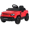 Vaikiškas Land Rover Defender raudonas elektromobilis 12V