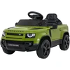 Vaikiškas Land Rover Defender žalias elektromobilis