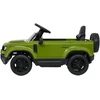 Vaikiškas Land Rover Defender žalias elektromobilis
