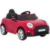 Vaikiškas Mini Cooper elektromobilis su 2 greičiais, saugos mygtuku, nuo 3 metų, juodas