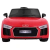 Vaikiškas nuotolinio valdymo Audi R8 Spyder su LED šviesomis ir muzika, iki 30 kg, juodas