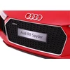 Vaikiškas nuotolinio valdymo Audi R8 Spyder su LED šviesomis ir muzika, iki 30 kg, juodas