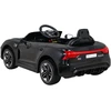 Vaikiškas nuotolinio valdymo Audi RS E-Tron GT elektromobilis su LED šviesomis, 3 greičiai, juodas