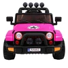 Vaikiškas nuotoliniu valdymu valdomas visureigis 4WD su LED šviesomis, nuo 3 metų