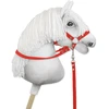 Super Hobby Horse Hobio žirgo kamanos kantarui – raudonos