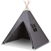 Vaikų teepee palapinė Bobono antracito spalvos