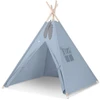 Vaikų teepee palapinė Bobono - pastelinė mėlyna
