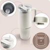 Vakuuminis termosas-puodelis su šiaudeliu 1180 ml Berdsen kremas