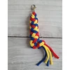 Super Hobby Horse Pavadėlis hobi arkliukui, dviguba virvė, raudona/gentainė/geltona