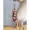 Super Hobby Horse Pavadėlis hobi arkliukui, dviguba virvė, raudona/gentainė/geltona