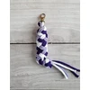 Super Hobby Horse Pavadėlis hobi arkliukui, dvigubas, violetinis/baltas