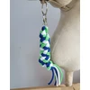Super Hobby Horse Pavadėlis hobi arkliukui, mėlynas/šviesiai žalias/baltas