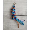 Super Hobby Horse Pavadėlis hobi arkliukui, dviguba virvė, tamsiai violetinis/turkio/terakotos