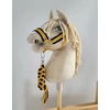 Super Hobby Horse Pavadėlis hobi arkliukui, juodas-geltonas