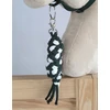 Super Hobby Horse Pavadėlis hobi arkliukui, dviguba virvė, balta/žalia