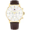 Vyriškas laikrodis Tommy Hilfiger Tyson 44 mm sidabrinis