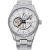 Vyriškas Orient Star Skeleton Automatic RE-AV0113S00B laikrodis sidabrinės spalvos