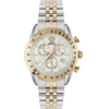 Vyriškas Versace Chrono Master laikrodis 44 mm sidabro ir rožinio aukso spalvos