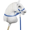 Super Hobby Horse Hobio žirgo kamanos su pavadžiu – mėlynos