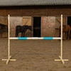 Šuolių kartis hobby horse sportui šviesiai mėlyna 160 cm