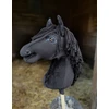 Super Hobby Horse Medinis žirgas su kotu – juodas, Premium