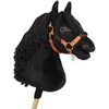 Super Hobby Horse Medinis žirgas su kotu – juodas, Premium