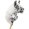 Hobby Horse lazdelinis arkliukas Premium leopardinis su balta karčiais A5