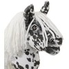 Hobby Horse lazdelinis arkliukas Premium leopardinis su balta karčiais A5