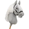 Super Hobby Horse Medinis hobis arkliukas – pilkas su balta karčiais