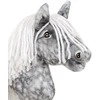 Hobby Horse lazdelinis arkliukas su balta karčiene Super Hobby Horse Premium