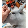 Super Hobby Horse Medinis hobis arkliukas – pilkas su balta karčiais
