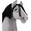 Super Hobby Horse Medinis hobis arkliukas pilkas su juoda karčia