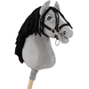Super Hobby Horse Medinis hobis arkliukas pilkas su juoda karčia