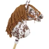 Super Hobby Horse Medinis žirgas su kotu – rudas leopardinis su ruda karčia