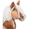 Hobby Horse lazdelinis arkliukas tobiano bay su balta karčiene Super Hobby Horse Premium