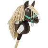 Super Hobby Horse Hobby Horse lazdelinis arkliukas Super Premium western IV tamsiai rudas A4