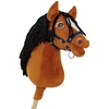 Super Hobby Horse Medinis žaislinis arkliukas šviesiai rudas Premium