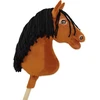 Super Hobby Horse Medinis žaislinis arkliukas šviesiai rudas Premium