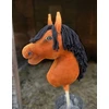 Super Hobby Horse Medinis žirgas su kotu – šviesiai rudas, Premium