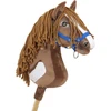 Super Hobby Horse Žaislinis arkliukas vaikams rudas su lazdele