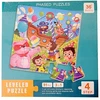 Magnetinė dėlionė knygelėje 3in1 (4lygis) piratai