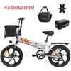 Dviratis 20" elektrinis Engwe P1 baltas