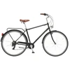 Dviratis 28 CLASSIC DELUXE 7 ALU EQ 28 juodas classic