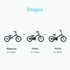 Dviratis nuo 3m iki 7m smarTrike Xtend - mėlynas