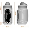 Gertuvė su laikikliu Fidlock Twist 450ml juoda